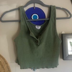 Green Crop Top Cotton-On